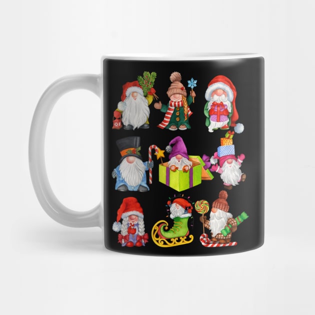 Christmas Cute Gnomes Funny 2021 by sevalyilmazardal